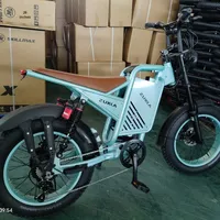 Vélo électrique 2025 Nouvelle énergie Moteur sans balais Longue autonomie Batterie au lithium rétro Harley Assistance électrique Pneus larges VTT Tout-terrain Frein à disque