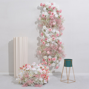 <span class=keywords><strong>Support</strong></span> de présentation de boule de fleurs artificielles en plastique pour décoration extérieure de centre de table de mariage professionnel de luxe - Product Image 3