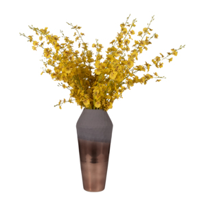 Vaso in vetro bicolore moderno e decorativo per fiori, ideale come complemento d'arredo per il tavolo del soggiorno - Product Image 3