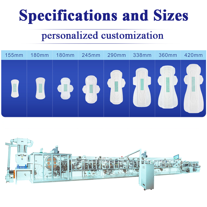 sanitary pad production line