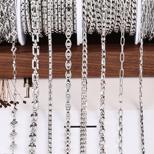 Maillon de chaîne permanent en acier inoxydable en gros de mode <span class=keywords><strong>pour</strong></span> bracelet à bricoler soi-même collier chaînes à main faisant du matériel d'accessoires de bijoux - Product Image 2