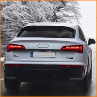 Pour Audi Q5 80A FY 2018-2024 : Ensemble de feux arrière LED avec clignotants dynamiques à défilement, style restylé, kit de feux arrière pour mise à niveau de véhicule
