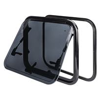 Fenêtre coulissante en alliage d'aluminium pour camping-car, caravane, bateau, yacht, remorque de camping-car, verre acrylique 43R