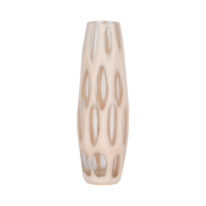 Vaso alto in vetro sagomato per soggiorno, decorazione per la casa, vaso moderno per fiori da tavolo, camera da letto, ufficio, decorativo - Product Image 1