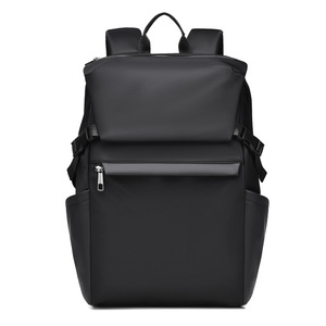 Mochila KABINU, bolso para portátil de 16 pulgadas, impermeable, para viajes de negocios, para hombres y mujeres, diseño sencillo, color negro - Product Image 5
