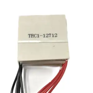 TEC1-12712 12V 12A 40*40 มม.ฮีทซิงค์เทอร์โมอิเล็กทริคคูลเลอร์ระบายความร้อน Peltier แผ่นโมดูล