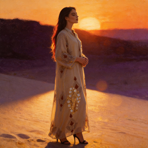 Elegante Abaya de Poliéster con Bordado Personalizado para Mujeres Musulmanas, Vestido Largo, Proveedor Mayorista OEM - Product Image 4