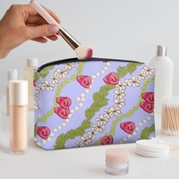 Sac à main zippé Puakenikeni Lei pour femme, nouvelle pochette POD personnalisée, sac de luxe carré, pochette en cuir en gros, portefeuille en dropshipping