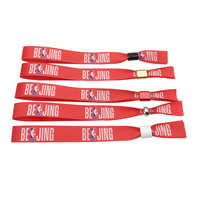 Bracelets promotionnels en polyester imprimé par transfert thermique, imitation antique, imperméables, imprimables, en gros