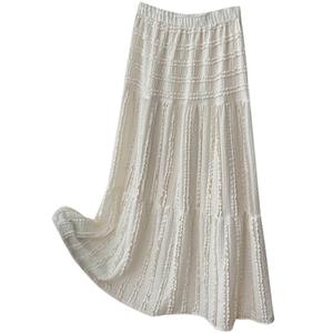 2025 Summer A-Line <b>Skirt</b> Elegant Casual High Waist for Women Breathable Empire Waistline Wholesale for <b>Girls</b> - Product Image 6