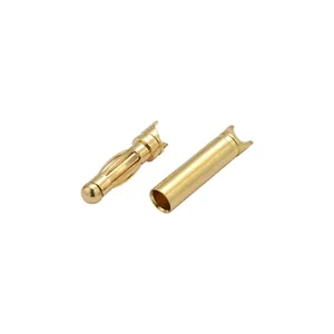 BOSI 1mm Banana Plug Terminal Pin Connector Male and Female Brass Pin Connector Electric Plugs 3 Pin Lug Accept 1 Pcs Sample.