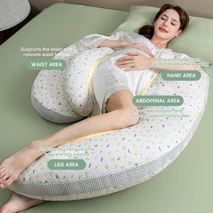 SKY-TOUCH Cómodo lado Dormir Cintura Vientre Almohada Soporte para Mujeres Embarazadas Piernas y Abdomen para Dormir de Lado - Product Image 2