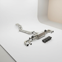 Système d'échappement Catback à soupapes OEM pour Porsche Cayenne 3.0T, échappement en alliage de titane de course, tuyau d'échappement Catback