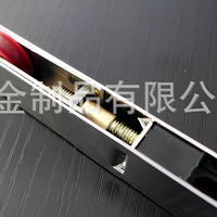 Roulette réglable pour porte et fenêtre en PVC, roulement à gorge à quatre roues en acier inoxydable pour cadre coulissant