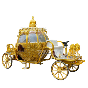 Carruaje Eléctrico de Lujo con Diseño de Calabaza, Vehículo Turístico sin Caballos para Actividades de Celebración en Resorts Panorámicos y Bodas - Product Image 3