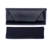 Ensemble Étui en Cuir PU Pliant Multiple Partagas pour Lunettes de Soleil en Vrac, Boîte Personnalisable et Pochette Designer de Sport