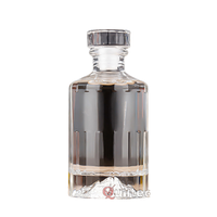 Flacons de parfum cylindriques en verre vides de luxe personnalisés 30ml/50ml/100ml avec bouchon doré/argenté et pulvérisateur à pompe en bois poli