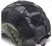 Couverture de casque tactique de camouflage résistant à l'usure de haute qualité, couverture de casque réglable pour l'équipement extérieur de sécurité de défense