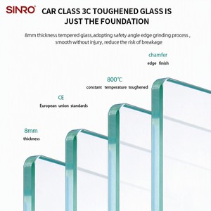 <span class=keywords><strong>Cabine</strong></span> <span class=keywords><strong>de</strong></span> <span class=keywords><strong>douche</strong></span> carrée gain <span class=keywords><strong>de</strong></span> place, verre 8 mm, cadre noir mat, étanche, installation facile - Product Image 6