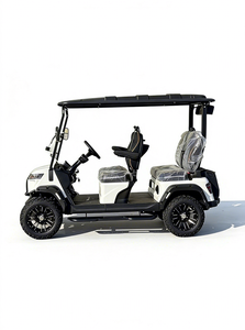 Voiturette de golf électrique de luxe 4 places 72V au lithium avec moteur 5000W, autonomie de 90 km, personnalisable pour la chasse et l'utilisation sur routes non publiques - Product Image 4