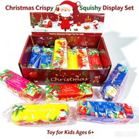 Jouet anti-stress souple et croustillant de Noël, motif Père Noël, unisexe, pour enfants, cadeau de fête