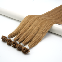 Extensiones de Cabello con Punta de Queratina Italiana Pre-adheridas de un Solo Donante 2026, Súper Doble Trama, Cabello Humano Virgen Europeo Remy, Tinte Más Oscuro