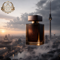 Berlin Cedar Eau de Parfum Unisex, Fragancia Amaderada de 50 ml, Botella de Perfume Personalizada con Etiqueta Privada