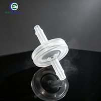 Transparante PP membraan micro plastic terugslagklep dubbel gebruik gas vloeistof anti-terugstroom fitting voor vernevelaar koffiemachine