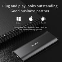 USB C 1 2 Tera 1T 1 إلى 1 2 4 إلى قرص خارجي محمول Dur Externe Disco Duro SSD محركات أقراص صلبة للكمبيوتر المحمول