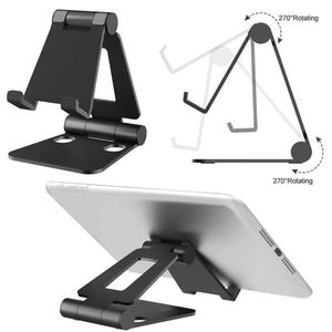 Soporte de Escritorio Plegable Doble para Teléfono Móvil y Tablet, de Aleación de Aluminio, con Logotipo Personalizado, Regalo Empresarial - Product Image 4