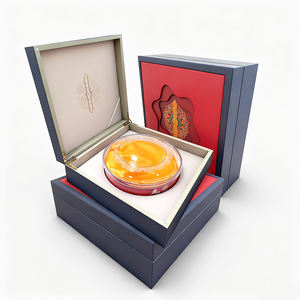 Özel Tasarım Lüks Taşınabilir Oyuk Spiral Baskılı Ahşap Kuş Yuvası Hediye Kutusu Kırmızı Doğal Tasarım ile - Product Image 1