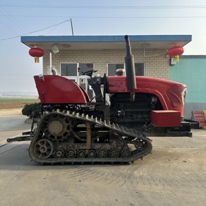 Tractor Agrícola de Orugas 140HP con Transmisión por Engranajes, Doble Oruga, Tanque de Aceite Grande, <span class=keywords><strong>Cambio</strong></span> de Velocidad Continuo, Motor de Alta Productividad para Exportación - Product Image 2