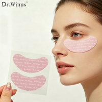 Masque pour les yeux personnalisé avec logo transparent, couleur personnalisée, hydratant, anti-poches, soin des cernes