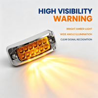 Feux latéraux LED pour camion 12V-24V, norme OE / haute performance, haute luminosité, état neuf, éclairage de remorque à défilement pour marchandises