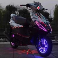Scooter à essence 125cc monocylindre 4 temps fabriqué en Chine, à succès, avec allumage CDI, certifié EEC COC, frein à disque et à tambour