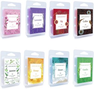 Lot <span class=keywords><strong>de</strong></span> 8 Cires Parfumées en Gros, Emballage Coque, 3 OZ, pour Décoration d'Intérieur, Couleurs Variées, Cire Parfumée en Cubes, Bougie - Product Image 2