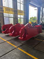 Cisaille de démolition hydraulique rotative robuste en forme d'aigle pour excavatrice, modèle Monde Factory Eagle Shear pour métaux ferrailleux