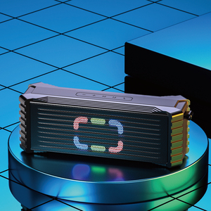 Yayusi Chất lượng cao V2 di động ngoài trời thể thao Loa IPX4 không thấm nước Bluetooth loa với đầy màu sắc RGB ánh sáng âm thanh vòm - Product Image 5