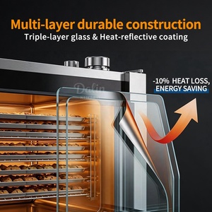 Horno de Convección Eléctrico de 10 Niveles, Horno Combinado con Sonda para Carne, Horno Vaporizador para Restaurantes, Hoteles y Cocinas - Product Image 5