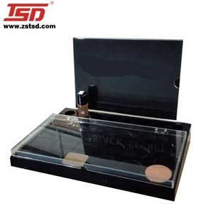 Tùy chỉnh cửa hàng Tabletop Acrylic Lip Gloss bút chì hiển thị khay trang điểm đứng, cửa hàng mỹ phẩm Lip Balm bán lẻ hộp trưng bày - Product Image 4