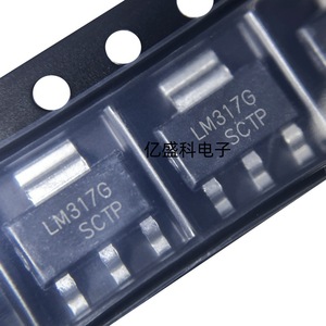 Régulateur de tension réglable Lm317g Sot-223, puce linéaire à sortie positive 2,2a pour la gestion de l'alimentation - Product Image 1