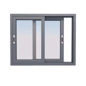 Fenêtres coulissantes à double vitrage en vente chaude, verre Low-E, fenêtre coulissante en aluminium, fenêtre coulissante avec moustiquaire - Product Image 1