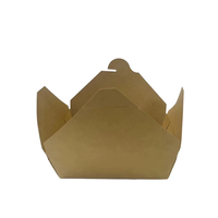 Vente en gros de boîtes en papier biodégradables personnalisées et écologiques pour salades et collations, boîtes rapides à emporter, conteneurs d'emballage alimentaire