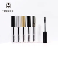Flacon de sérum pour cils vide personnalisé de luxe, coloré, avec brosse, 10 ml, tubes de mascara avec applicateur pour cils