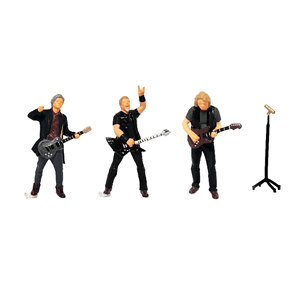Modèle 1:64 Guitare <span class=keywords><strong>rock</strong></span> and roll, batterie, chanteur, percussioniste, figurine miniature 1/64 - Product Image 3