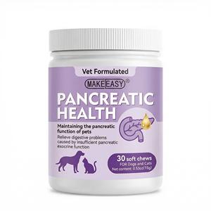 Suplemento OEM para el Metabolismo Digestivo <span class=keywords><strong>de</strong></span> Mascotas, Soporte Pancreático e Intestinal, Absorción <span class=keywords><strong>de</strong></span> <span class=keywords><strong>Nutrientes</strong></span> para Perros y Gatos - Product Image 1