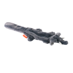 Eco-Friendly Long Flat Body <strong>Dog</strong> Chew Rubber <strong>Toy</strong> Unstuffed Plush with Squeaky Feature Interactive Animal Skin <strong>Dog</strong> <strong>Toys</strong> - Product Image 3