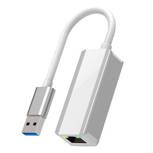 Convertidor de Red Gigabit USB 3.0 a RJ45, Adaptador Ethernet LAN USB RJ45 de 1000mbps para Laptop, Cableado Interno/Externo - Product Image 1