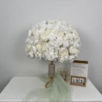 Boule de fleurs artificielles en soie motif Fleur de cerisier et Hirondelle, simple, pour la décoration de scènes de mariage, de fiançailles et de demande en mariage