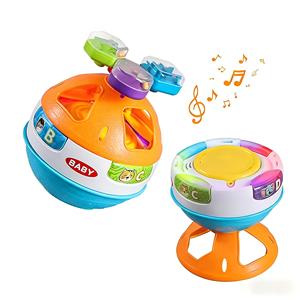 Juguete Giratorio Multifuncional para Bebés, Tambor <span class=keywords><strong>de</strong></span> Mano, Juguete Educativo <span class=keywords><strong>de</strong></span> Plástico para Gatear, Guí<span class=keywords><strong>a</strong></span> <span class=keywords><strong>de</strong></span> Juego para Niños <span class=keywords><strong>de</strong></span> 0 <span class=keywords><strong>a</strong></span> 4 <span class=keywords><strong>A</strong></span>ños - Product Image 1